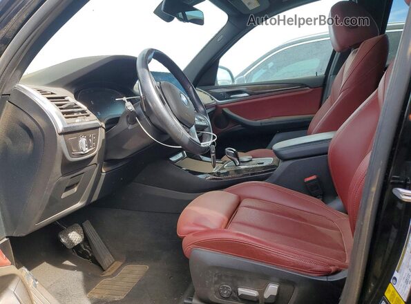 5UX53DP02P9R81463 2023 BMW X3 Black Вид салону спереду