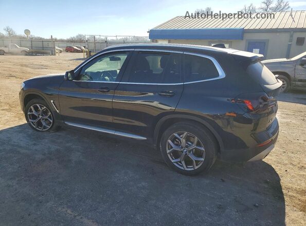 5UX53DP02P9S00120 2023 BMW X3 Black Задня ліва чверть