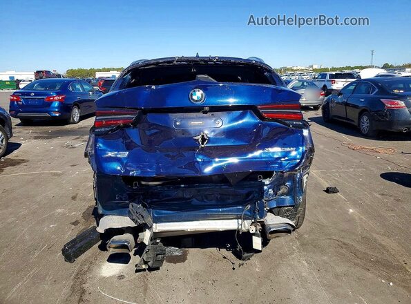 5UX53DP03N9N15523 2022 BMW X3 Синий Вид сзади