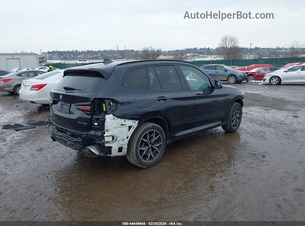 5UX53DP05P9N72082 2023 BMW X3 Dark Blue Задня права чверть