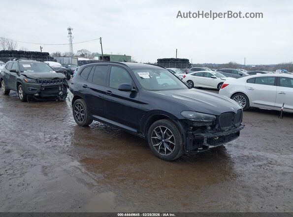 5UX53DP05P9N72082 2023 BMW X3 Dark Blue Передня права чверть