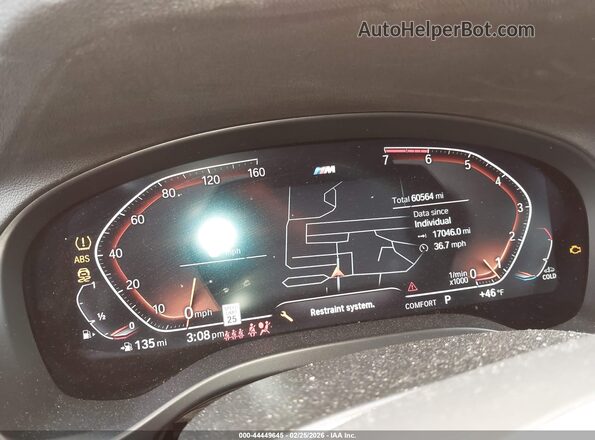 5UX53DP05P9N72082 2023 BMW X3 Dark Blue Вид задніх сидінь