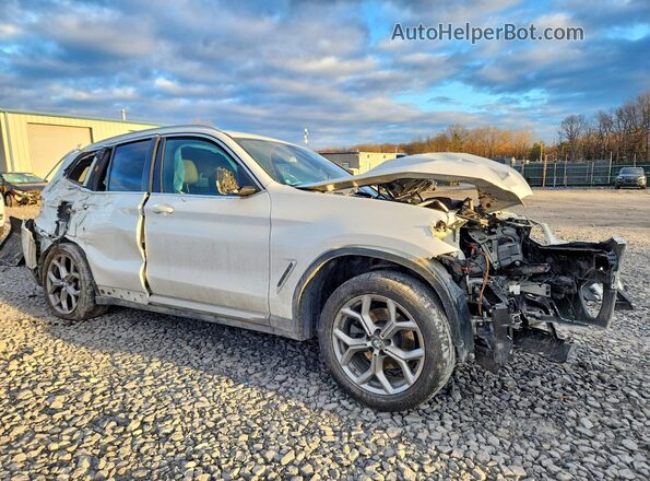 5UX53DP07P9S79784 2023 BMW X3 Белый Передняя правая четверть