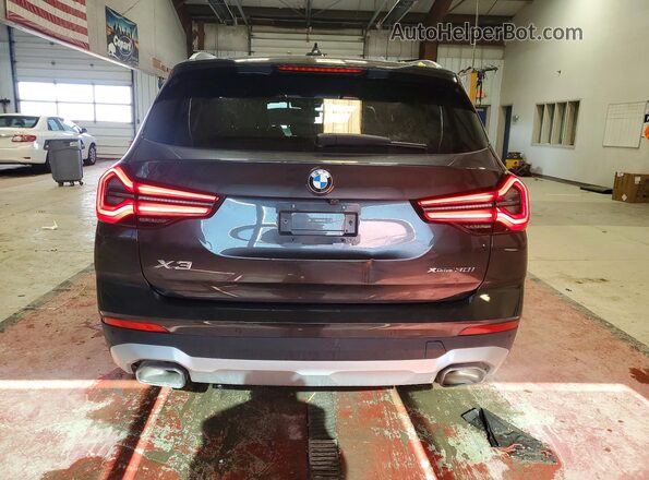 5UX53DP07R9T42997 2024 BMW X3 Charcoal Widok z tyłu