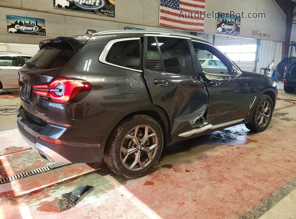 5UX53DP07R9T42997 2024 BMW X3 Charcoal Tył prawy