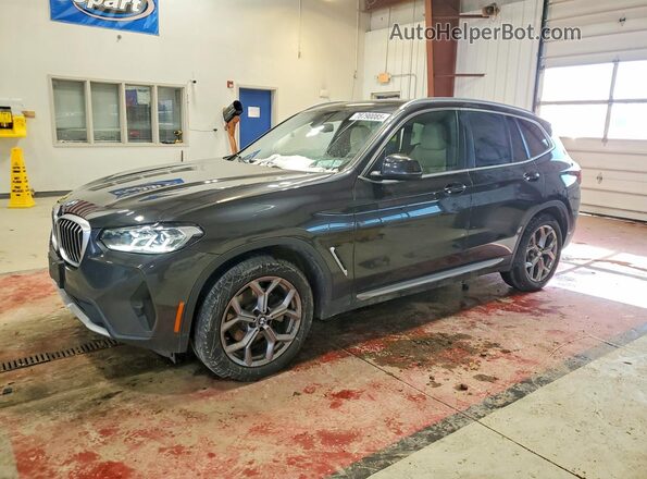 5UX53DP07R9T42997 2024 BMW X3 Charcoal Przód lewy