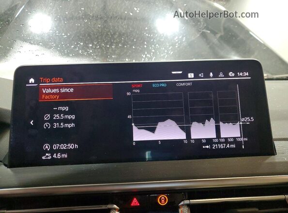 5UX53DP07R9T42997 2024 BMW X3 Charcoal Widok zestawu wskaźników