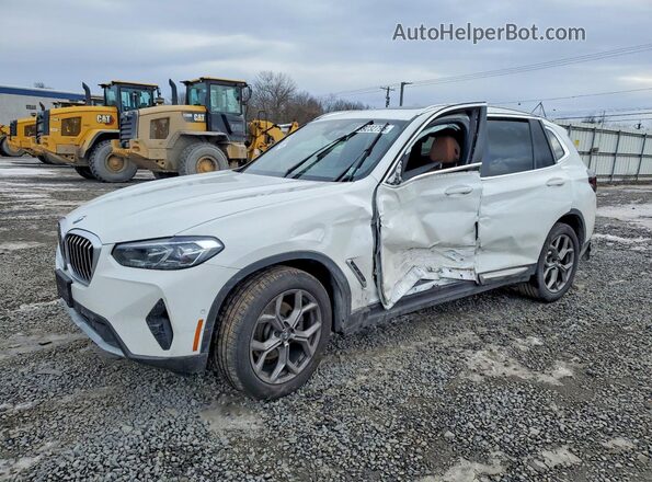 5UX53DP07R9V42309 2024 BMW X3 White Передня ліва чверть