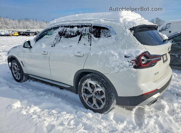 5UX53DP09N9M66389 2022 BMW X3 Белый Задняя левая четверть