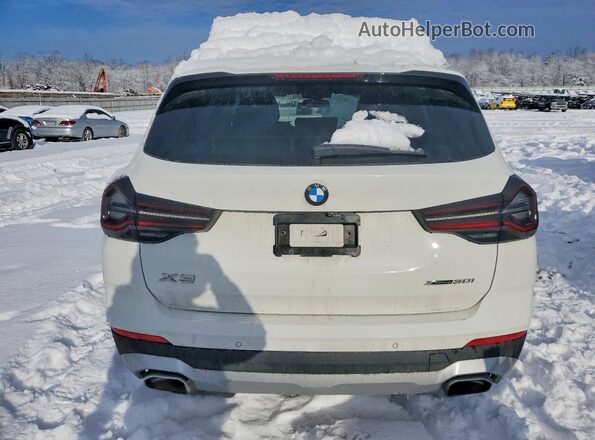 5UX53DP09N9M66389 2022 BMW X3 Белый Вид сзади
