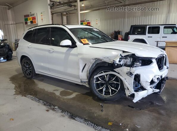 5UX53DP09P9P03918 2023 BMW X3 White Delantero derecho