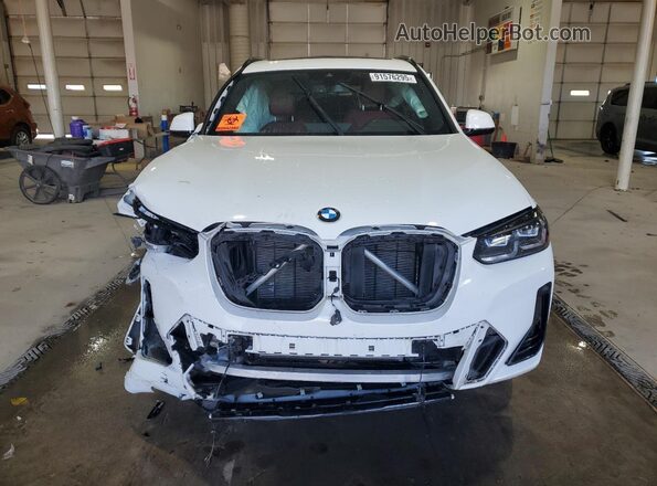 5UX53DP09P9P03918 2023 BMW X3 White Vista frontal