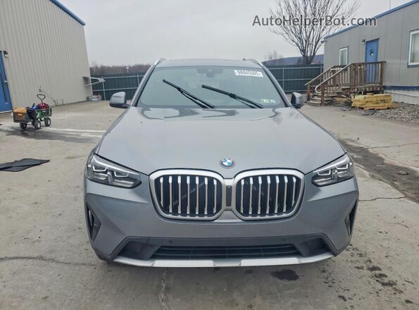 5UX53DP09P9R93898 2023 BMW X3 Silver Вид спереду