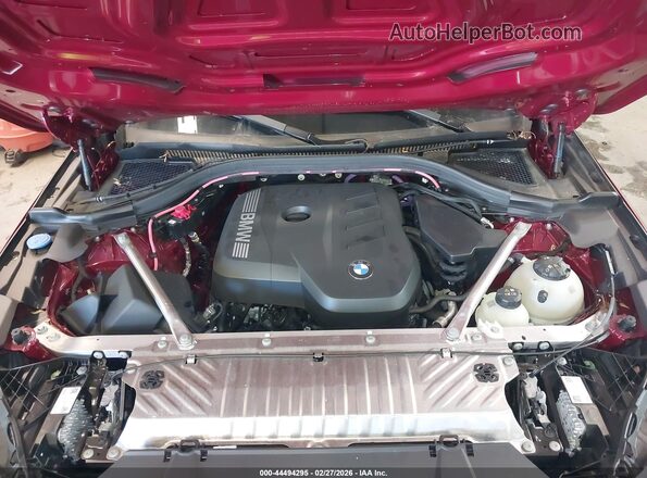 5UX53GP03S9Y61200 2025 BMW X3 Красный Вид сзади