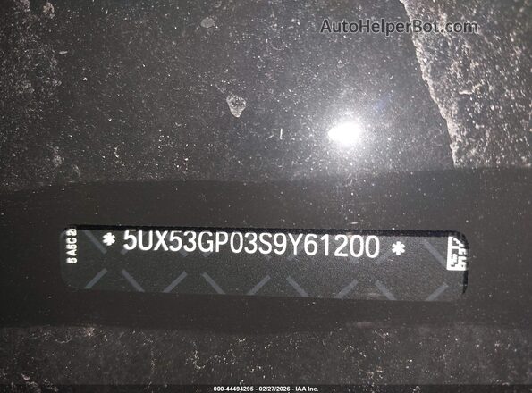 5UX53GP03S9Y61200 2025 BMW X3 Красный 