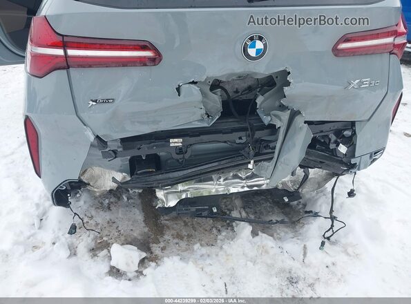 5UX53GP05T9224939 2026 BMW X3 Silver Вид спереду