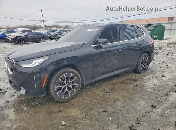 5UX53GP06S9020164 2025 BMW X3 Черный Передняя левая четверть