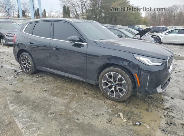 5UX53GP06S9020164 2025 BMW X3 Черный Передняя правая четверть