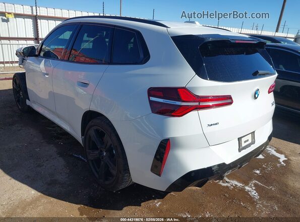 5UX53GP09S9061243 2025 BMW X3 Белый Задняя левая четверть