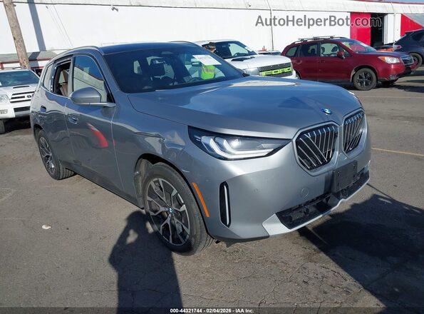 5UX53GP0XT9272954 2026 BMW X3 Gray Przód prawy