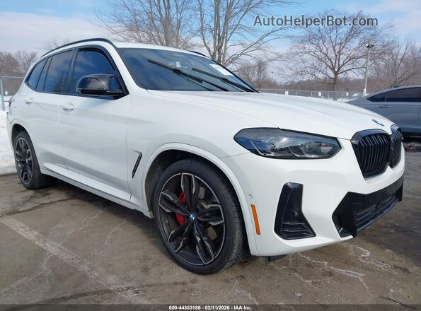 5UX83DP00R9W79105 2024 BMW X3 Белый Передняя правая четверть