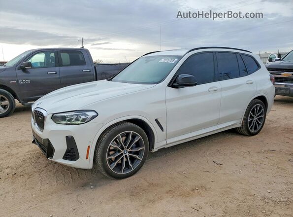 5UX83DP07N9J41737 2022 BMW X3 White Front left