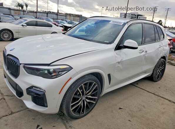 5UXCR4C05LLW63894 2020 BMW X5 White Vista tres cuartos delantera izquierda