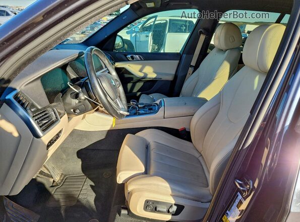 5UXCR6C51KLL64912 2019 BMW X5 Серый Вид салона спереди