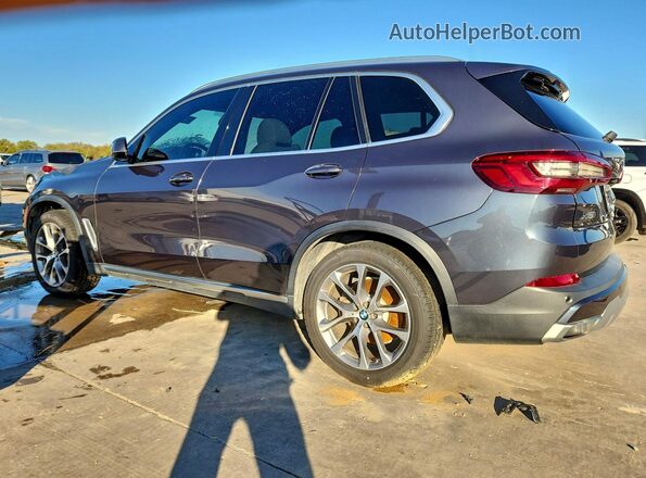 5UXCR6C51KLL64912 2019 BMW X5 Серый Задняя левая четверть