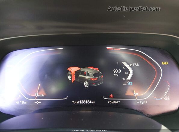 5UXCR6C52KLB12380 2019 BMW X5 Черный Вид задних сидений