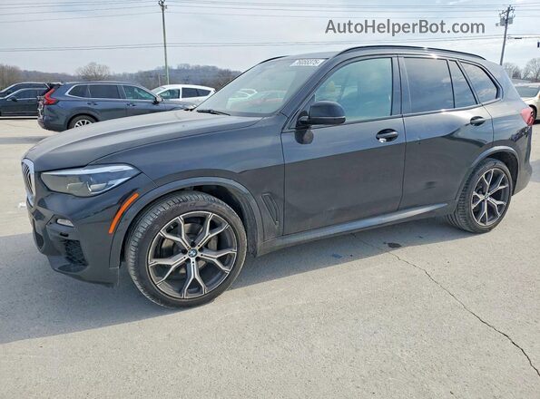 5UXCR6C57KLL02057 2019 BMW X5 Blue Vista tres cuartos delantera izquierda