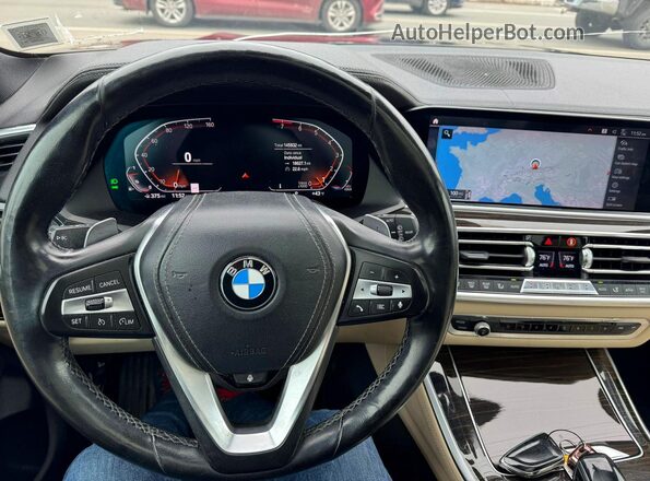 5UXCR6C59KLL06398 2019 BMW X5 Black Widok deski rozdzielczej
