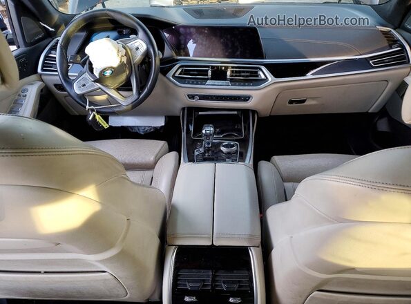 5UXCW2C01L9B41874 2020 BMW X7 Black Widok deski rozdzielczej