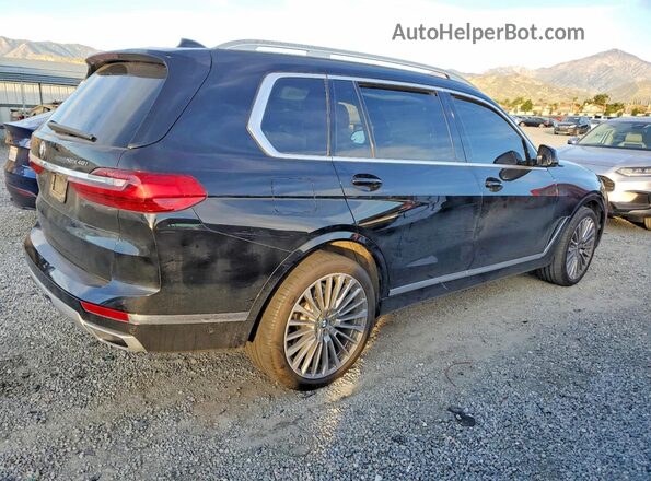5UXCW2C01L9B41874 2020 BMW X7 Black Tył prawy