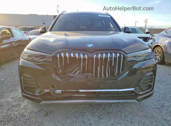 5UXCW2C01L9B41874 2020 BMW X7 Black Widok z przodu