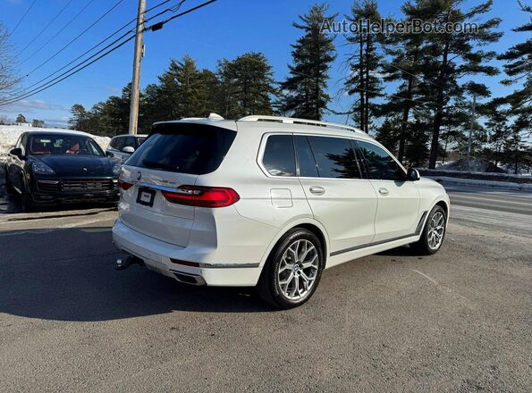5UXCW2C01M9F03591 2021 BMW X7 White უკანა მარჯვენა