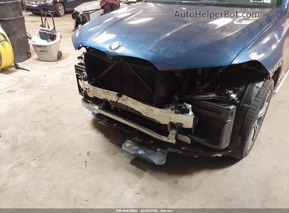 5UXCW2C03M9E70013 2021 BMW X7 Blue Widok z przodu
