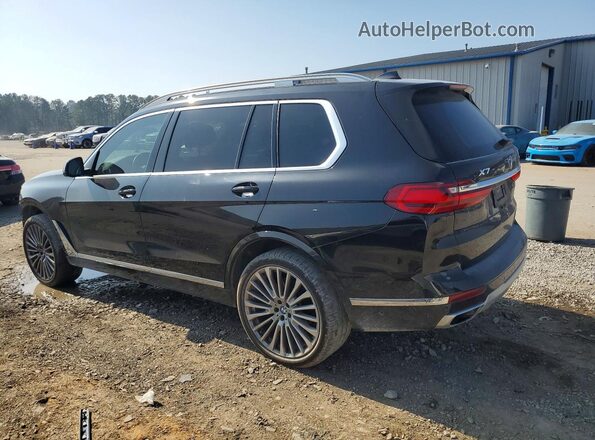 5UXCW2C06M9G75504 2021 BMW X7 Black Հետևի ձախ