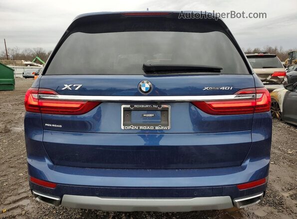5UXCW2C07N9K01026 2022 BMW X7 Синий Вид сзади