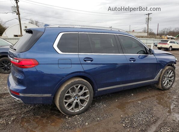 5UXCW2C07N9K01026 2022 BMW X7 Синий Задняя правая четверть