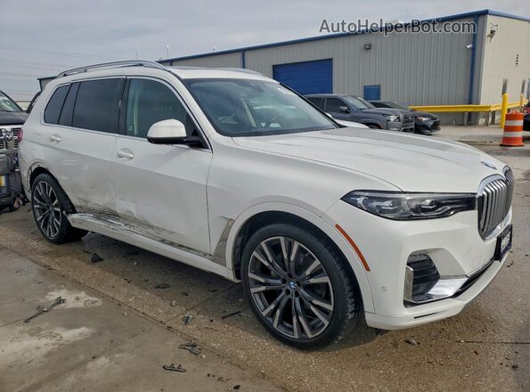 5UXCW2C53KL088895 2019 BMW X7 Белый Передняя правая четверть