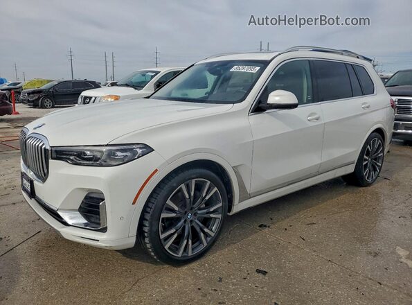 5UXCW2C53KL088895 2019 BMW X7 Белый Передняя левая четверть
