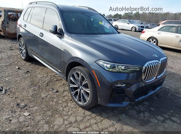 5UXCW2C5XKL082981 2019 BMW X7 Серый Передняя правая четверть