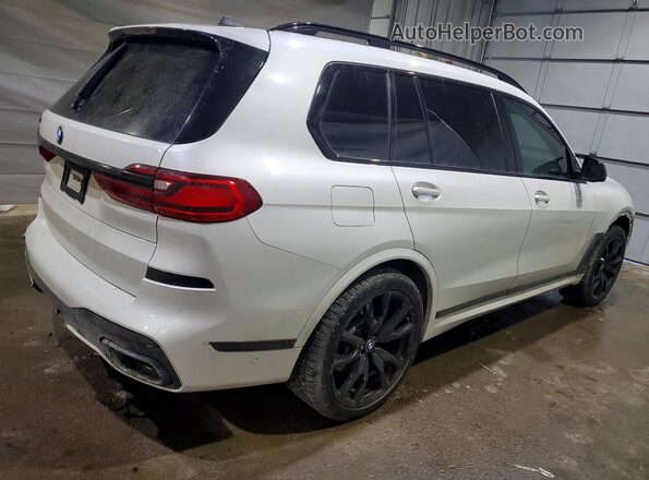 5UXCX4C57KLS36636 2019 BMW X7 Белый Задняя правая четверть