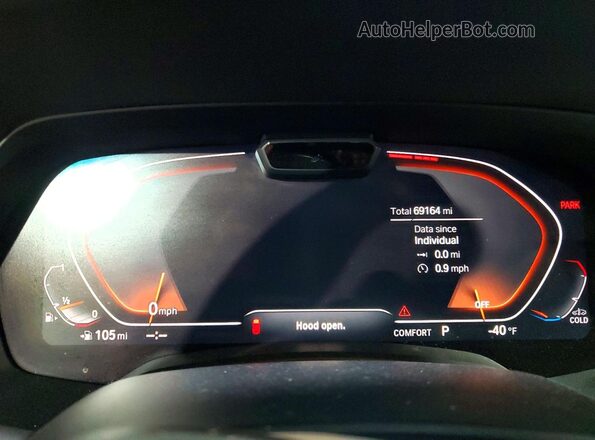 5UXCX4C57KLS36636 2019 BMW X7 Белый Вид щитка приборов