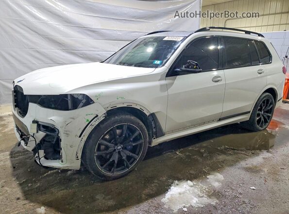 5UXCX4C57KLS36636 2019 BMW X7 Белый Передняя левая четверть
