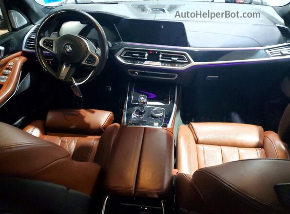 5UXCX4C57KLS36636 2019 BMW X7 Белый Вид панели приборов