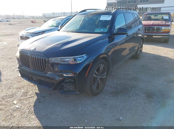 5UXCX6C08L9B26308 2020 BMW X7 Черный Передняя левая четверть