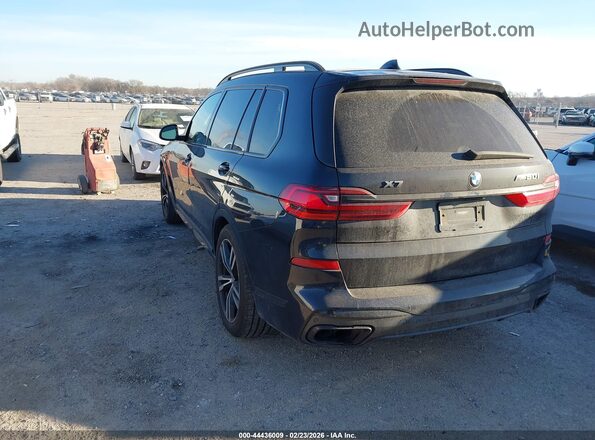 5UXCX6C08L9B26308 2020 BMW X7 Черный Задняя левая четверть