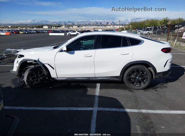 5UXCY6C02L9C90683 2020 BMW X6 Белый Панорамный вид салона 360°